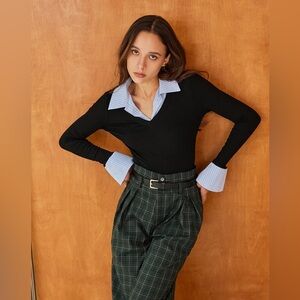 Commense 2 in 1 blouse